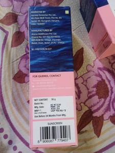 Aqualogica Cream And Sunscreen
