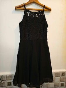 Elegant Black Lace Dress