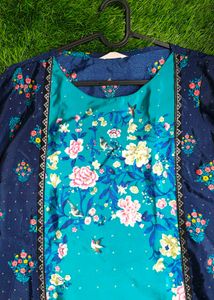 Floral Print Kurta