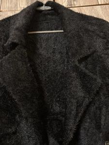 Fluffy Black Coat