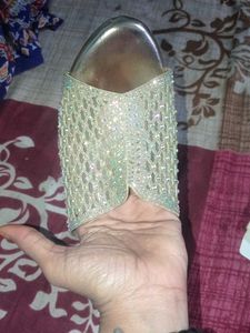 New Stylish Golden Heels Sandal Trend Pattern