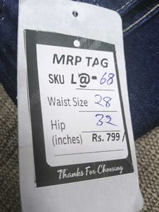 L@68 Size-28 (Sale) Latest Ladies high waist Jeans