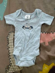 Baby Blue Car Onesie
