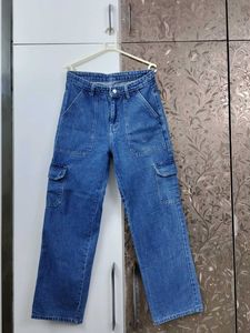Blue Cargo Jeans