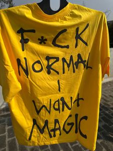 Yellow Oversized tshirt M L size