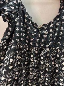 Black ethnic maxi dress