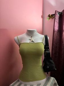 ⋆˚✿˖° y2k green cami ⋆˚✿˖°
