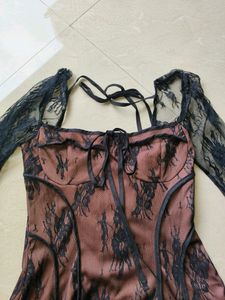 Savana Sheer A Line Dress