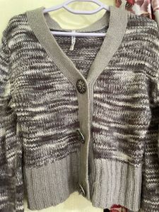 Wooven Crop Sweater