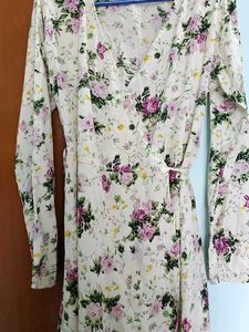 Floral Wrap Dress