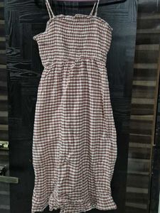 Checked Dress