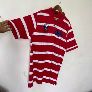 Vintage Striped Polo Shirt