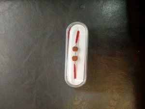 Rudraksh Rakhi Pure Silver