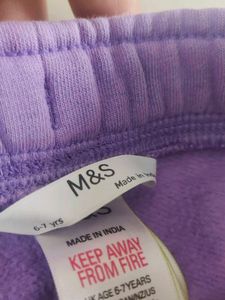 Boys/Girls' Purple warm Sweatpants