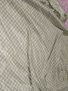 Elegant Satin School Uniform Saree