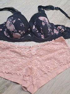 combo Of Four Imported Fabric Bra N Panty