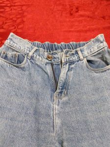 Light Wash Wide Leg Jeans