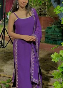 Elegant Purple Kurta Set