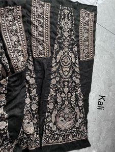 Elegant Black &amp; Gold Lehenga