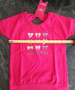 Scott for Her Pink Bow Tee