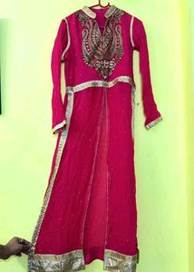 Elegant Pink Embroidered Kurta Set