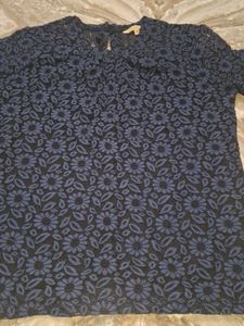 Branded Net Top