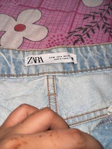 Ripped Denim Shorts