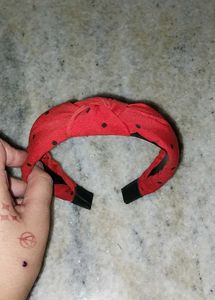 Red Polka Dot Headband