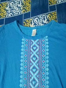 Blue T Shirt Or Kurta 🌀