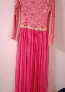 Pink Lace Dress