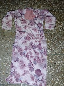 Black Multi Colour Silk Suit