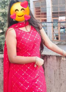 This Is A Dhoti Patiyala Suit With Dupatta