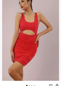 Red Bodycon Mini Dress