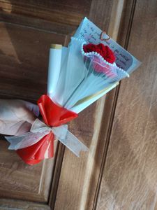 Crochet Single Rose Bouquet 💐🌹
