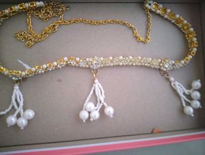 White Moti Kamarband