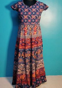 Boho Print Maxi Dress