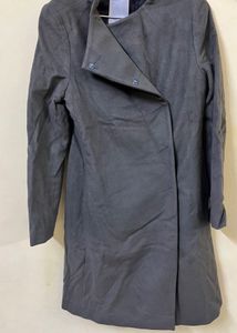 Olive Overlap Over Coat