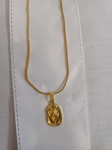 Gold Lily Necklace