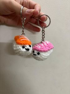 Sushi keychains