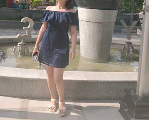 Half Shoulder Dress