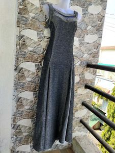 💥Bronze Glitter Maxi Dress