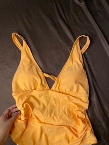 Yellow One Piece Swimsuit