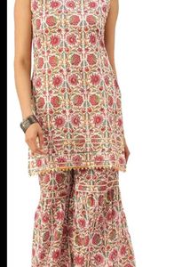 Floral Print Kurta Set