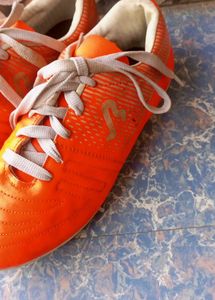Orange Soccer Cleats
