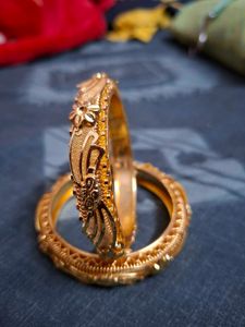 Gold Plated Bangle Set