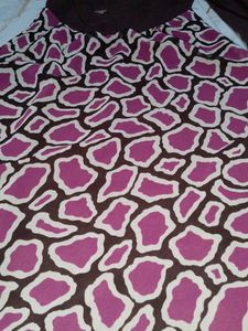 Abstract Print Sleeveless Dress