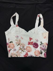 Vintage Floral Padded Top
