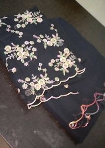 Unused Party Wear Saree With Blouse Piece