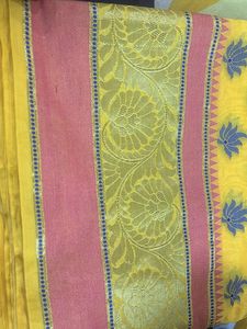 Mustored Color Saree