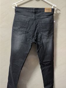 Dark Grey Denim Jeans